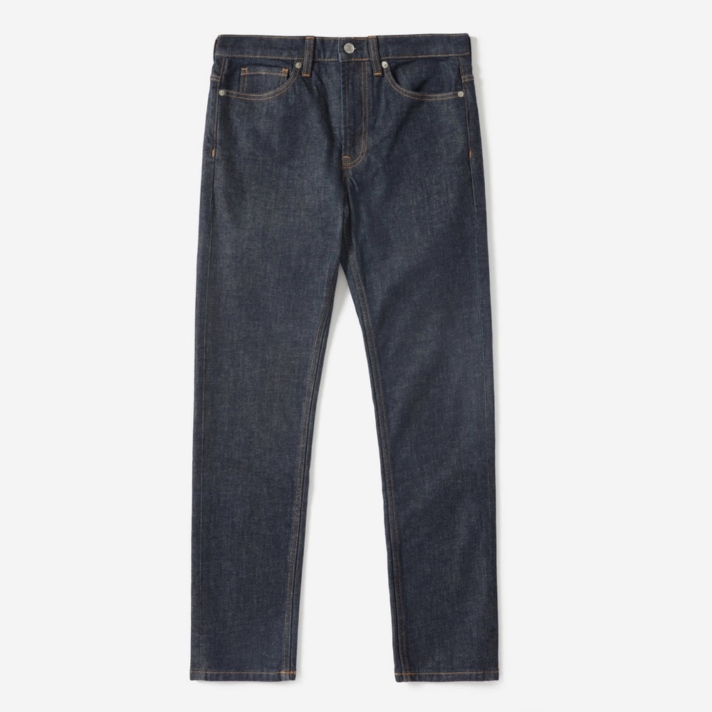 Everlane 32x 34 Slim Fit Dark Indigo Denim Jeans